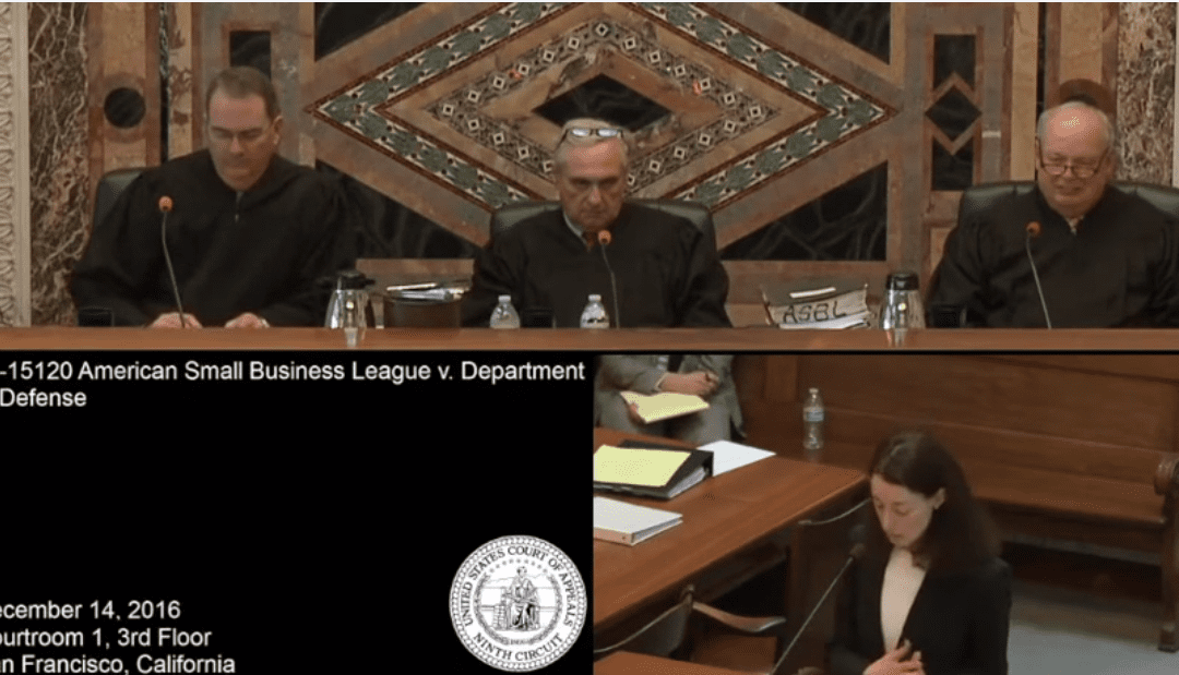 American Small Business League v Department of Defense